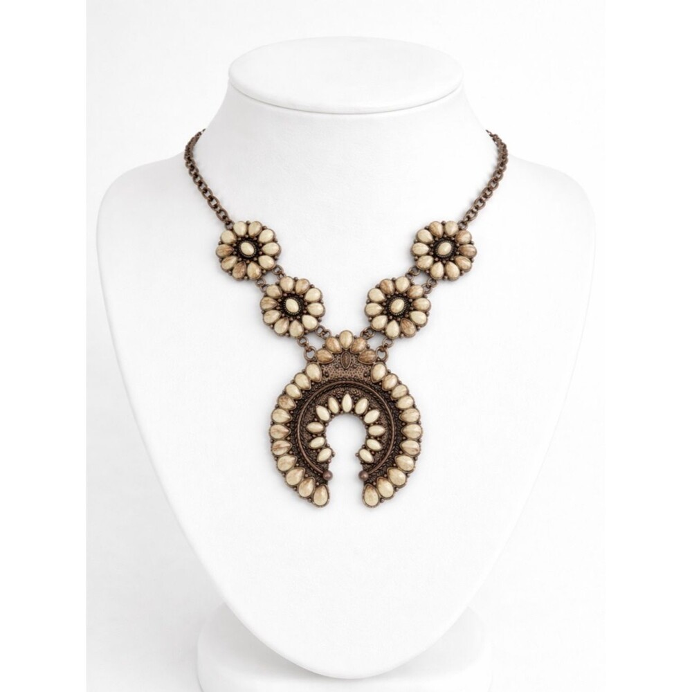 Unbranded Southwest Style Necklace Imitation Copper Costume Jewelry Womens Boho